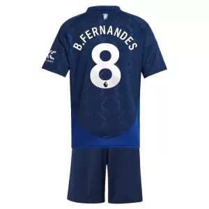 Manchester United Bruno Fernandes 8 Virallinen Vieraspelipaita Lapset 2024/25