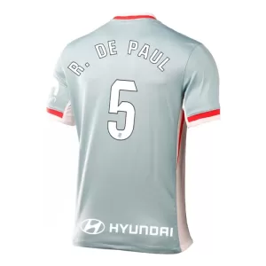 Atlético Madrid Rodrigo de Paul 5 Virallinen Vieraspelipaita Miehet 2024/25 Atlético Madrid Rodrigo de Paul 5 Virallinen Vieraspelipaita Miehet 2024/25