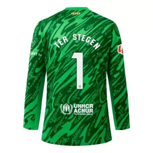 FC Barcelona Marc-André ter Stegen 1 Maalivahdin Virallinen Kotipelipaita Miehet 2024/25 Pitkähihainen FC Barcelona Marc-André ter Stegen 1 Maalivahdin Virallinen Kotipelipaita Miehet 2024/25 Pitkähihainen