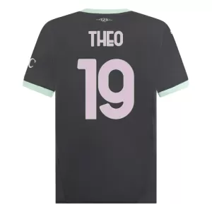 AC Milan Theo Hernández 19 Virallinen Kolmas Pelipaita Miehet 2024/25 AC Milan Theo Hernández 19 Virallinen Kolmas Pelipaita Miehet 2024/25