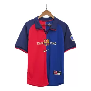 Barcelona 1999-00 Virallinen Kotipelipaita Miehet Retro