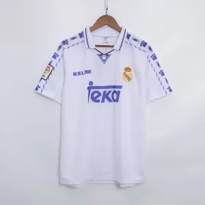 Real Madrid 1996-97 Virallinen Kotipelipaita Miehet Retro