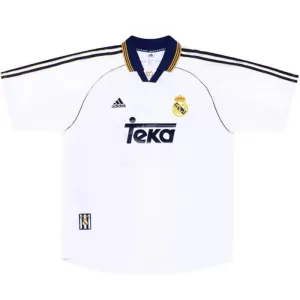 Real Madrid 1998-00 Virallinen Kotipelipaita Miehet Retro