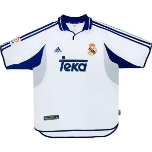Real Madrid 2000-01 Virallinen Kotipelipaita Miehet Retro