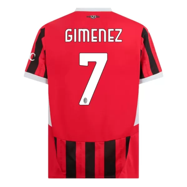 AC Milan Santiago Gimenez 7 Virallinen Kotipelipaita Miehet 2024/25