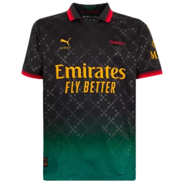 AC Milan Theo Hernández Hernandez 19 Virallinen Neljäs Pelipaita Miehet 2024/25