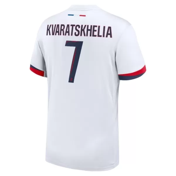 Paris Saint-Germain Kvaratskhelia 7 Virallinen Vieraspelipaita Miehet 2024/25