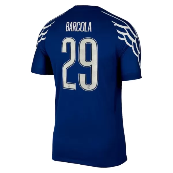 Paris Saint-Germain Bradley Barcola 29 Virallinen Neljäs Pelipaita Miehet 2024/25
