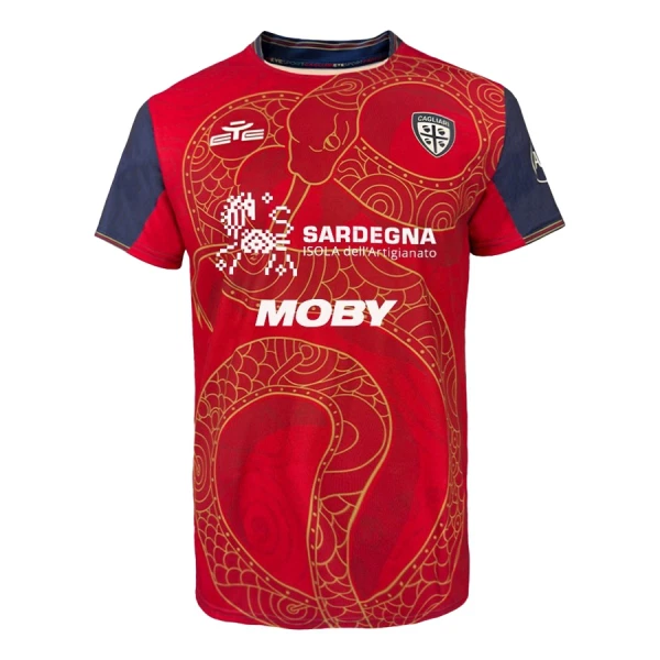 Cagliari Calcio Virallinen Paita Miehet 2024/25 Erityistä Cagliari Calcio Virallinen Paita Miehet 2024/25 Erityistä