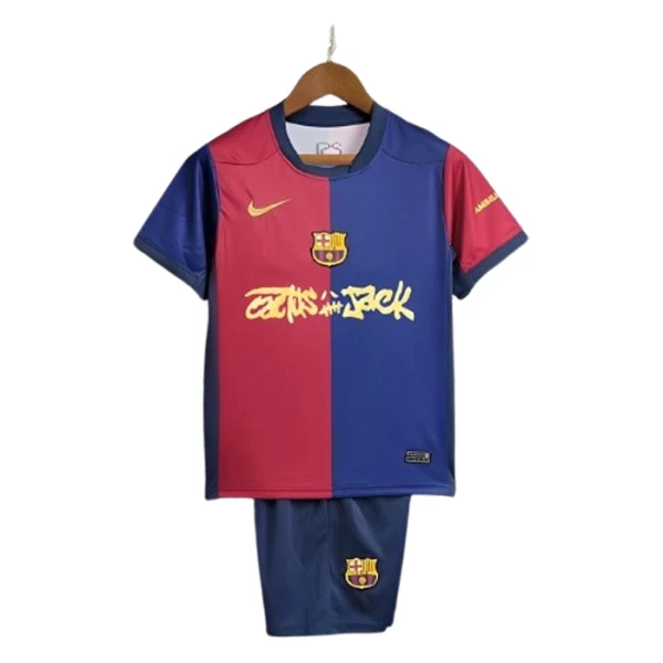 FC Barcelona x Travis Scott Virallinen Kotipelipaita Lapset 2024/25 FC Barcelona x Travis Scott Virallinen Kotipelipaita Lapset 2024/25