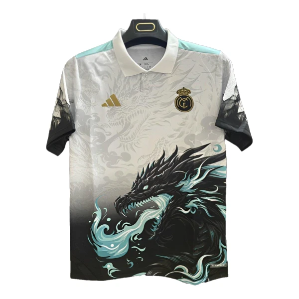 Real Madrid Virallinen Paita Miehet 2025/26 Dragon Valkoinen Real Madrid Virallinen Paita Miehet 2025/26 Dragon Valkoinen
