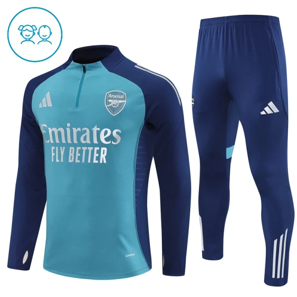 Arsenal Harjoittelupusero puvut Lapset 2025/26 Sininen Arsenal Harjoittelupusero puvut Lapset 2025/26 Sininen