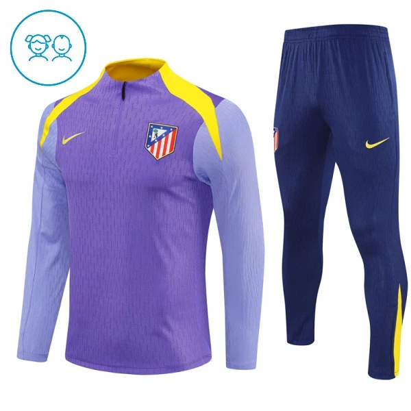 Atlético Madrid Harjoittelupusero puvut Lapset 2025/26 violetti Atlético Madrid Harjoittelupusero puvut Lapset 2025/26 violetti