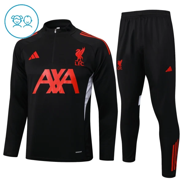 Liverpool Harjoittelupusero puvut Lapset 2024/25 Musta Liverpool Harjoittelupusero puvut Lapset 2024/25 Musta