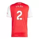Arsenal Saliba 2 Virallinen Kotipelipaita Miehet 2025/26 Arsenal Saliba 2 Virallinen Kotipelipaita Miehet 2025/26