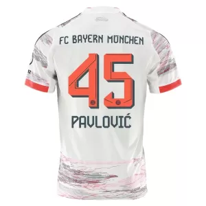 FC Bayern München Aleksandar Pavlovic 45 Virallinen Vieraspelipaita Miehet 2025/26