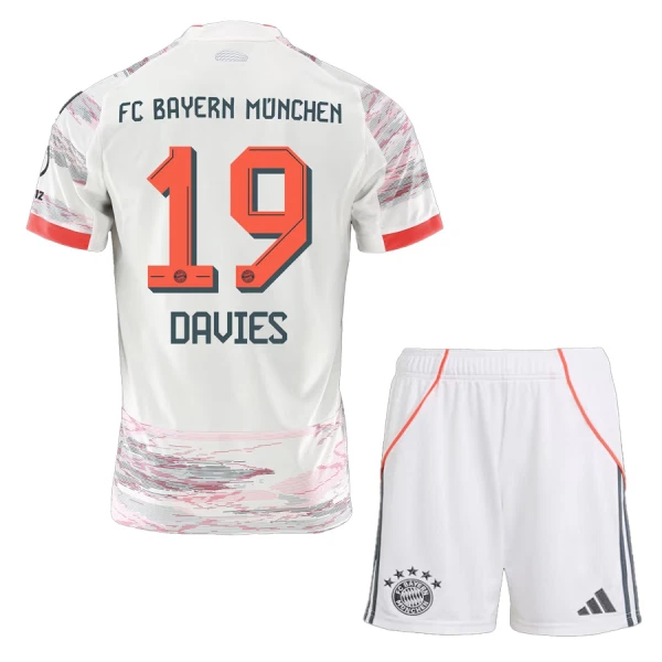 FC Bayern München Alphonso Davies 19 Virallinen Vieraspelipaita Lapset 2025/26 FC Bayern München Alphonso Davies 19 Virallinen Vieraspelipaita Lapset 2025/26