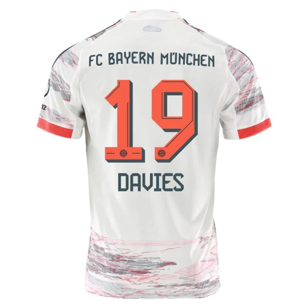 FC Bayern München Alphonso Davies 19 Virallinen Vieraspelipaita Miehet 2025/26 FC Bayern München Alphonso Davies 19 Virallinen Vieraspelipaita Miehet 2025/26