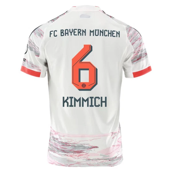 FC Bayern München Joshua Kimmich 6 Virallinen Vieraspelipaita Miehet 2025/26 FC Bayern München Joshua Kimmich 6 Virallinen Vieraspelipaita Miehet 2025/26