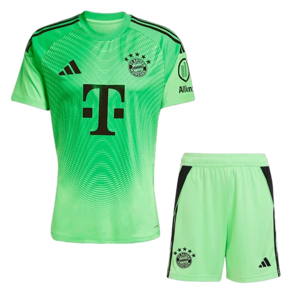 FC Bayern München Maalivahdin Virallinen Paita Lapset 2025/26 Vihreä FC Bayern München Maalivahdin Virallinen Paita Lapset 2025/26 Vihreä