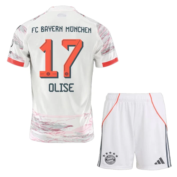 FC Bayern München Olise 17 Virallinen Vieraspelipaita Lapset 2025/26 FC Bayern München Olise 17 Virallinen Vieraspelipaita Lapset 2025/26