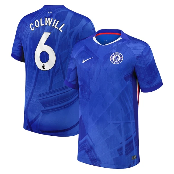Chelsea Colwill 6 Virallinen Kotipelipaita Miehet 2025/26 Chelsea Colwill 6 Virallinen Kotipelipaita Miehet 2025/26