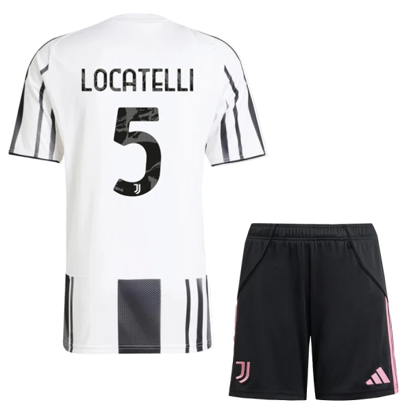 Juventus Locatelli 5 Virallinen Kotipelipaita Lapset 2025/26 Juventus Locatelli 5 Virallinen Kotipelipaita Lapset 2025/26