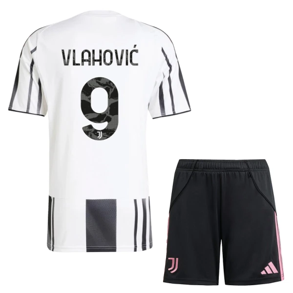 Juventus Vlahovic 9 Virallinen Kotipelipaita Lapset 2025/26 Juventus Vlahovic 9 Virallinen Kotipelipaita Lapset 2025/26