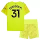 Manchester City Ederson Moraes M. 31 Maalivahdin Virallinen Paita Lapset 2025/26 Keltainen Manchester City Ederson Moraes M. 31 Maalivahdin Virallinen Paita Lapset 2025/26 Keltainen