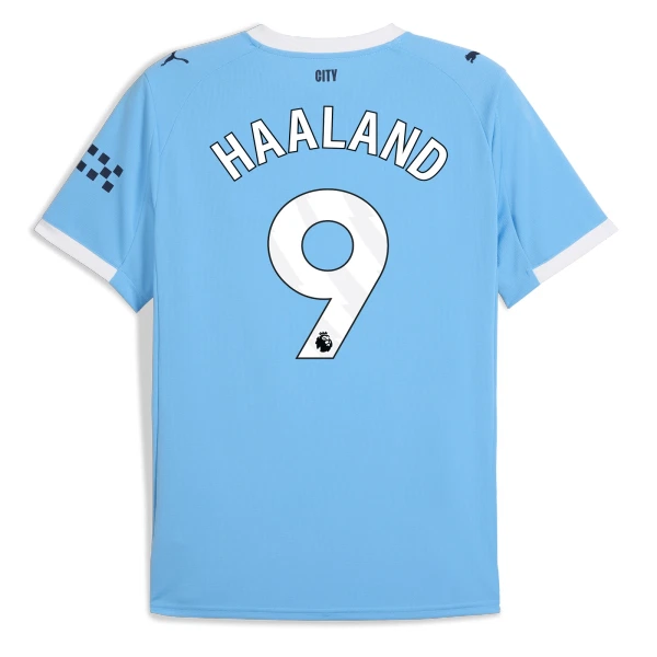 Manchester City Erling Haaland 9 Virallinen Kotipelipaita Miehet 2025/26 Manchester City Erling Haaland 9 Virallinen Kotipelipaita Miehet 2025/26