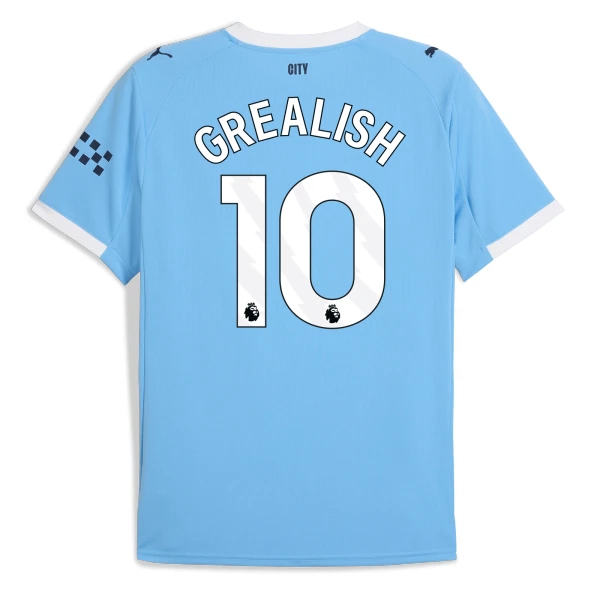 Manchester City Jack Grealish 10 Virallinen Kotipelipaita Miehet 2025/26 Manchester City Jack Grealish 10 Virallinen Kotipelipaita Miehet 2025/26