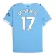 Manchester City Kevin De Bruyne 17 Virallinen Kotipelipaita Miehet 2025/26 Manchester City Kevin De Bruyne 17 Virallinen Kotipelipaita Miehet 2025/26