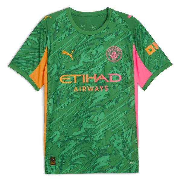 Manchester City Maalivahdin Virallinen Paita Miehet 2025/26 Vihreä Manchester City Maalivahdin Virallinen Paita Miehet 2025/26 Vihreä