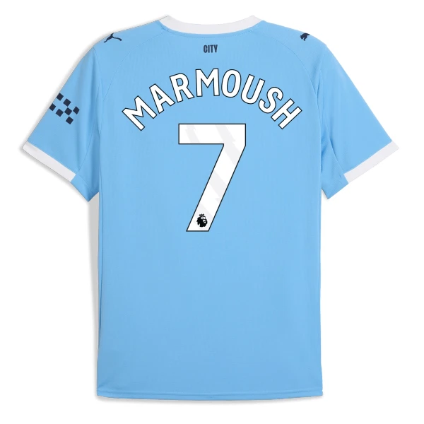 Manchester City Marmoush 7 Virallinen Kotipelipaita Miehet 2025/26 Manchester City Marmoush 7 Virallinen Kotipelipaita Miehet 2025/26