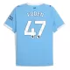 Manchester City Phil Foden 47 Virallinen Kotipelipaita Miehet 2025/26 Manchester City Phil Foden 47 Virallinen Kotipelipaita Miehet 2025/26