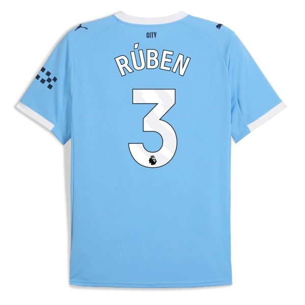 Manchester City Rúben Dias 3 Virallinen Kotipelipaita Miehet 2025/26 Manchester City Rúben Dias 3 Virallinen Kotipelipaita Miehet 2025/26