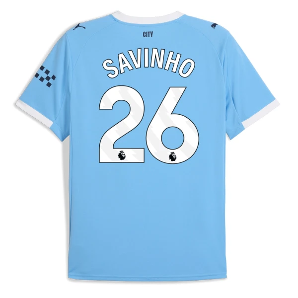 Manchester City Savinho 26 Virallinen Kotipelipaita Miehet 2025/26 Manchester City Savinho 26 Virallinen Kotipelipaita Miehet 2025/26