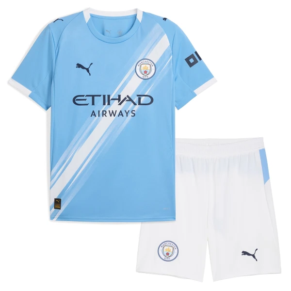 Manchester City Virallinen Kotipelipaita Lapset 2025/26 Manchester City Virallinen Kotipelipaita Lapset 2025/26