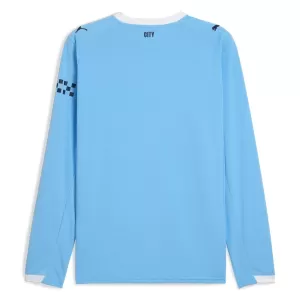 Manchester City Virallinen Kotipelipaita Miehet 2025/26 Pitkähihainen