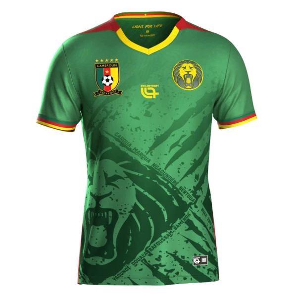 Kamerun Virallinen Kotipelipaita Lapset 2025