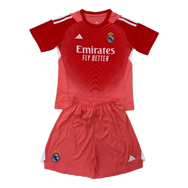 Real Madrid Maalivahdin Virallinen Paita Lapset 2025/26 Punainen Real Madrid Maalivahdin Virallinen Paita Lapset 2025/26 Punainen