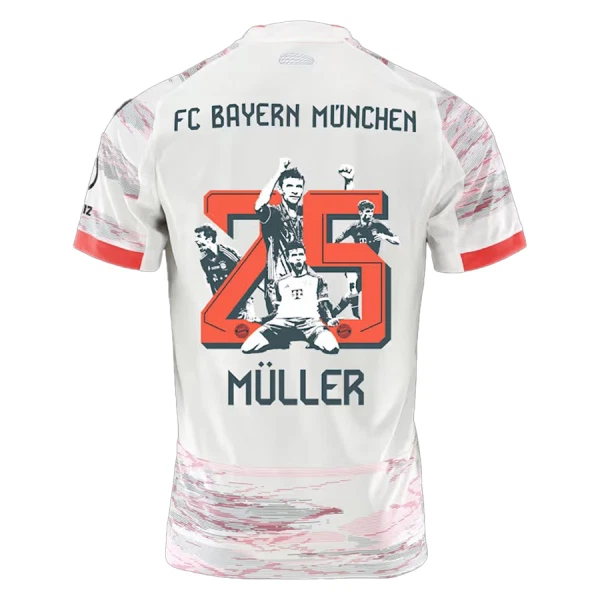FC Bayern München Thomas Müller 25 Virallinen Vieraspelipaita Lapset 2025/26 Erityistä