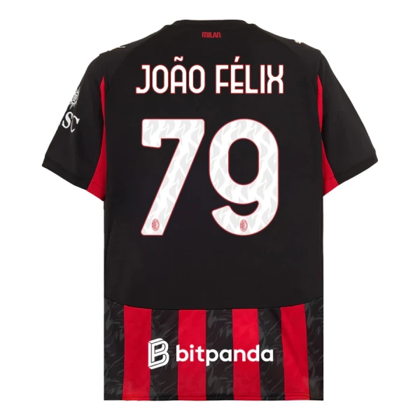 AC Milan João Félix 79 Virallinen Kotipelipaita Miehet 2025/26 AC Milan João Félix 79 Virallinen Kotipelipaita Miehet 2025/26