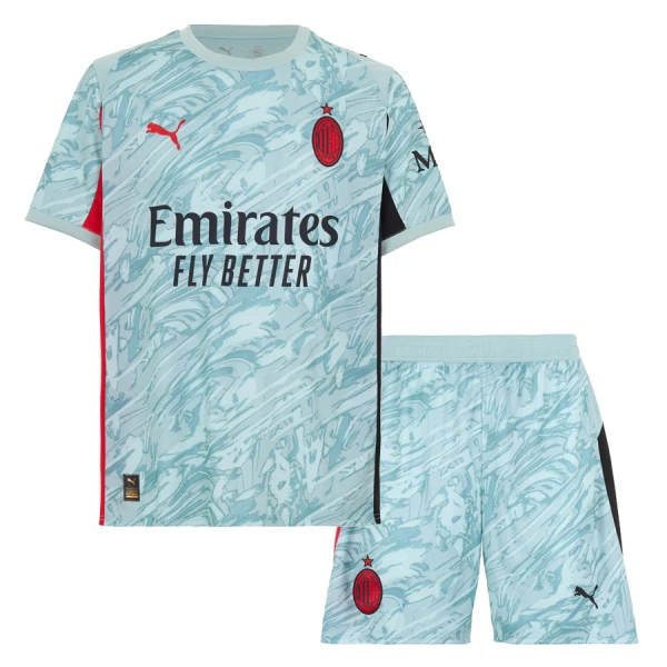 AC Milan Maalivahdin Virallinen Paita Lapset 2025/26 Sininen AC Milan Maalivahdin Virallinen Paita Lapset 2025/26 Sininen