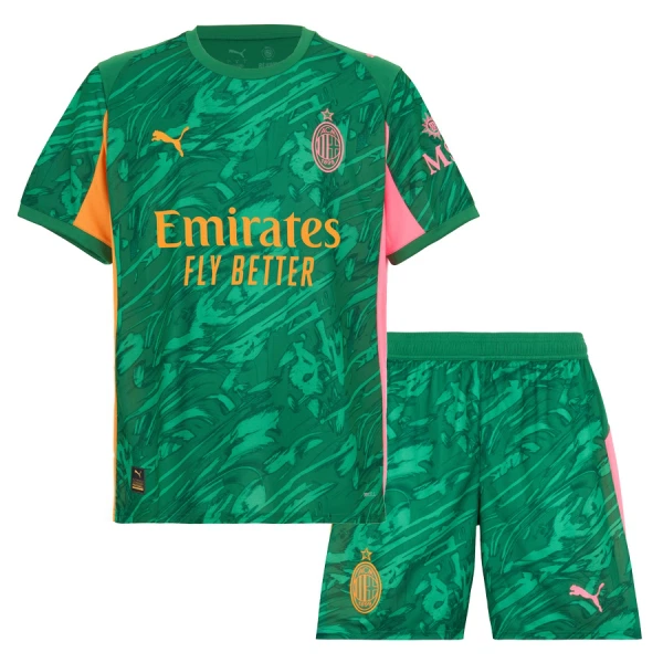 AC Milan Maalivahdin Virallinen Paita Lapset 2025/26 Vihreä AC Milan Maalivahdin Virallinen Paita Lapset 2025/26 Vihreä