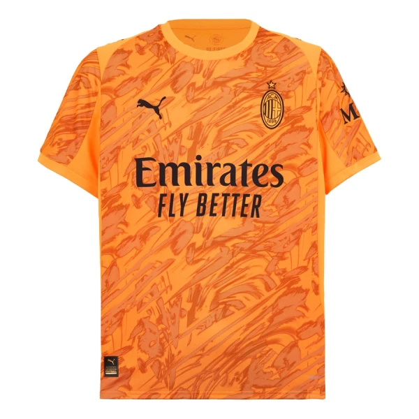 AC Milan Maalivahdin Virallinen Paita Miehet 2025/26 oranssi AC Milan Maalivahdin Virallinen Paita Miehet 2025/26 oranssi