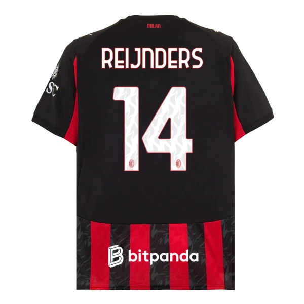 AC Milan Reijnders 14 Virallinen Kotipelipaita Miehet 2025/26