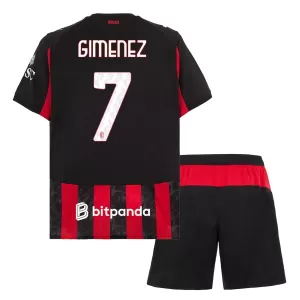 AC Milan Santiago Gimenez 7 Virallinen Kotipelipaita Lapset 2025/26