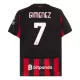 AC Milan Santiago Gimenez 7 Virallinen Kotipelipaita Miehet 2025/26 AC Milan Santiago Gimenez 7 Virallinen Kotipelipaita Miehet 2025/26
