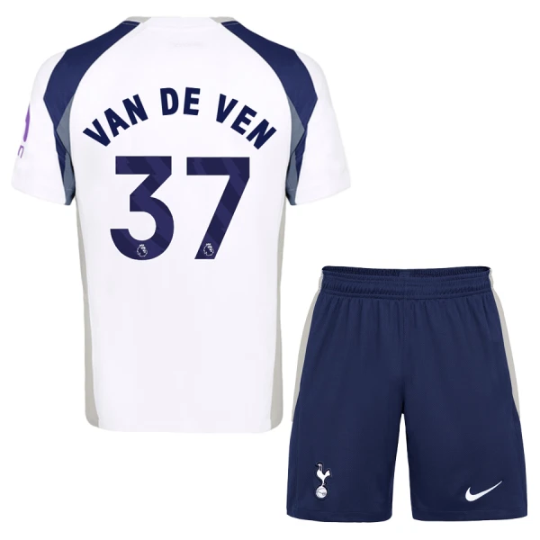 Tottenham Hotspur Van De Ven 37 Virallinen Kotipelipaita Lapset 2025/26 Tottenham Hotspur Van De Ven 37 Virallinen Kotipelipaita Lapset 2025/26